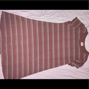 Stripped T-Shirt Dress